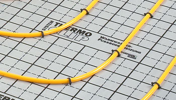 Fußbodenheizung systemplatte